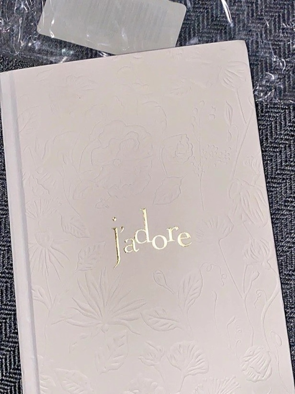 Dior J'adore Notebook Journal White